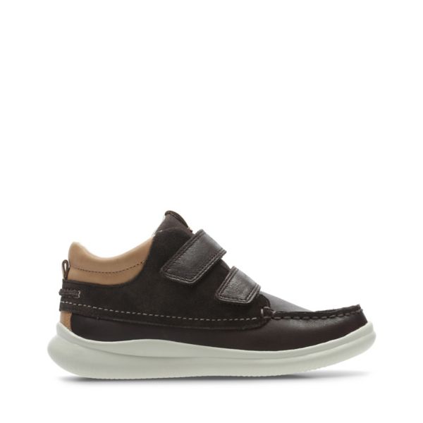 Clarks Boys Cloud Tuktu Casual Shoes Brown | USA-167358